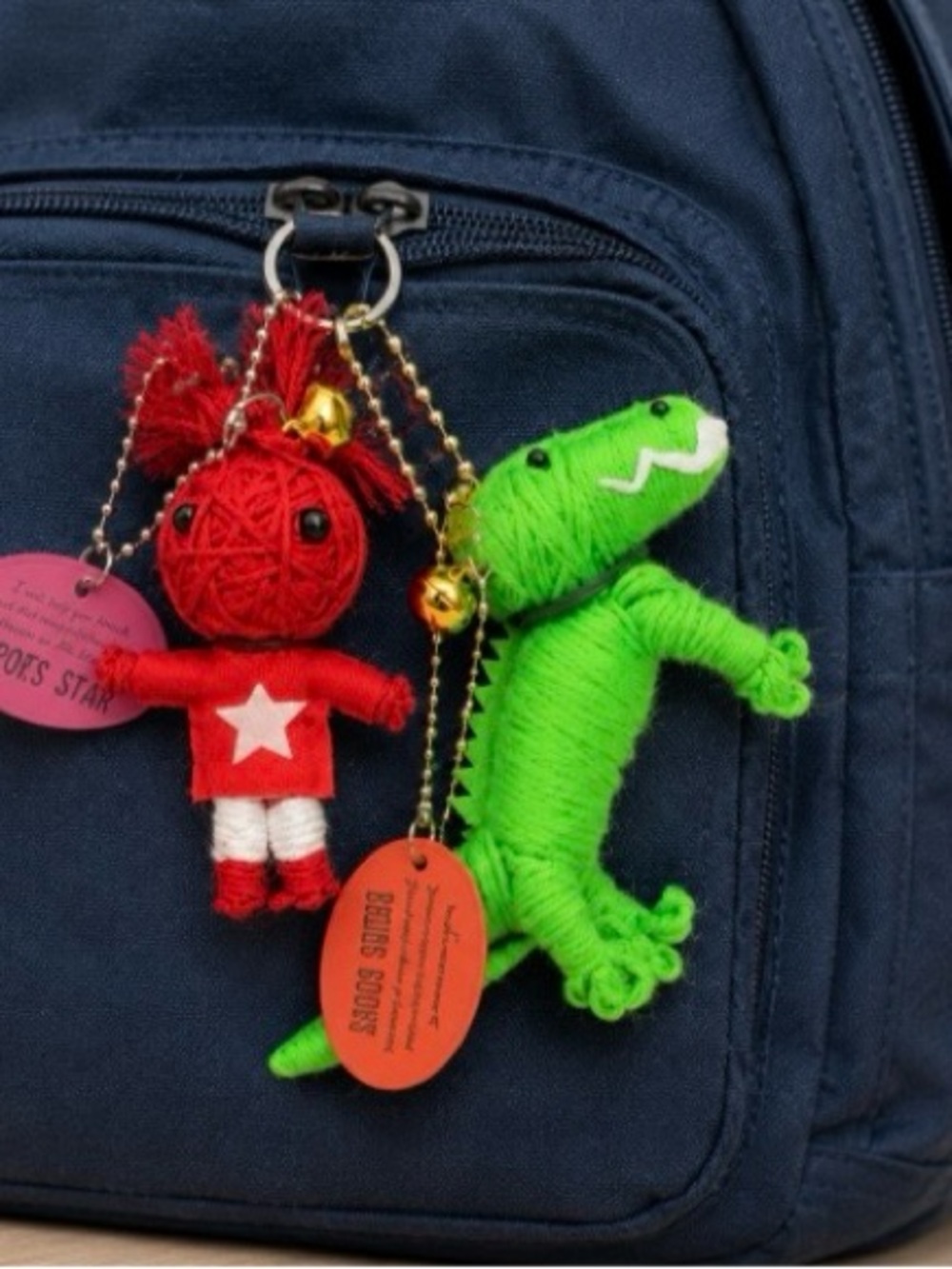 Watchover Voodoo String Doll Keychains Lot of 2 Sports Star Gator Buddy NWT